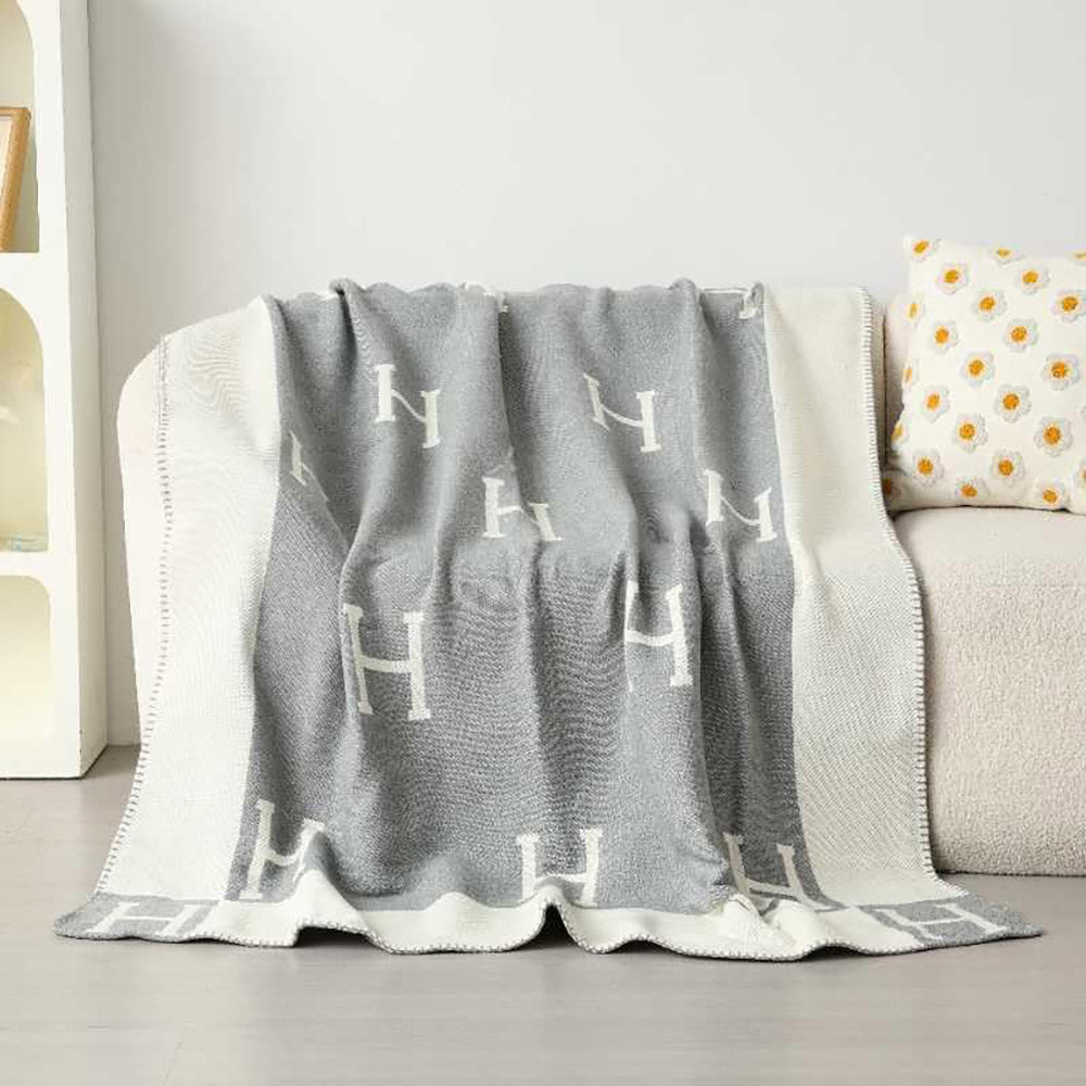 H Throw Blanket