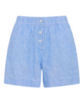 Lounge Stripe Linen Shorts