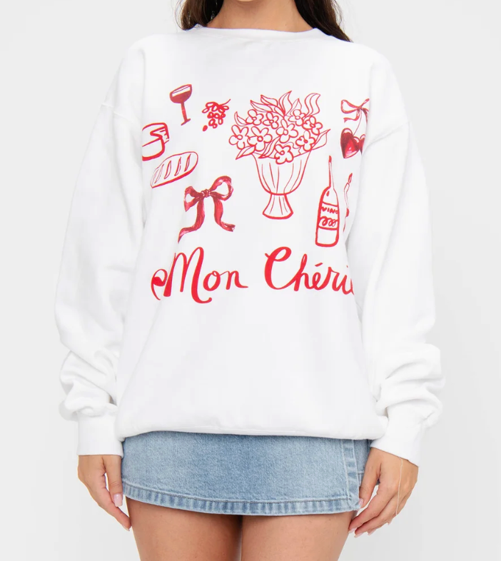 Show Me Your Mumu Mon Cheri Crewneck