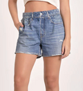 Emmie Denim Sweatpant Shorts