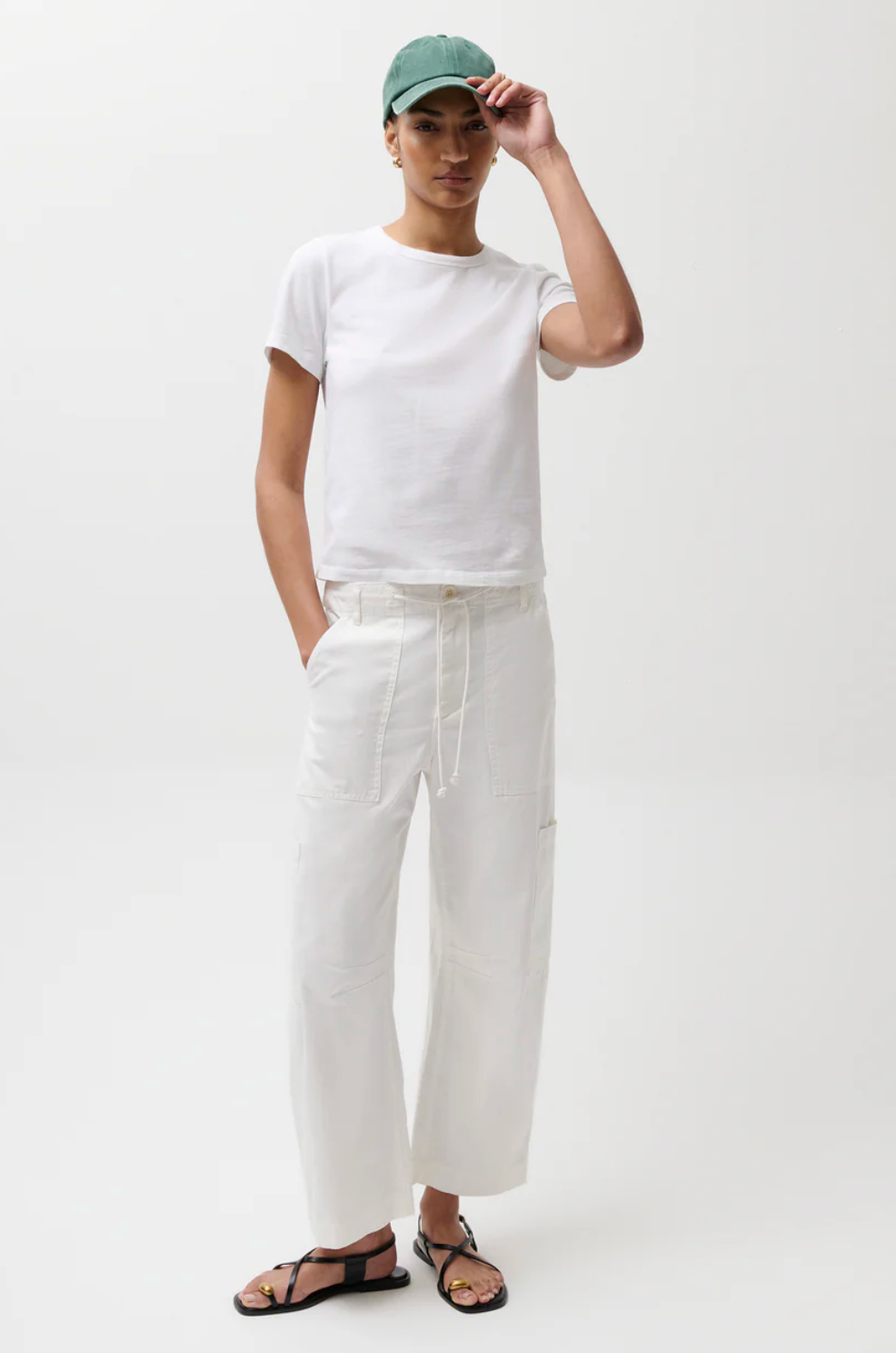Pistola White Sabrina Utility Pant