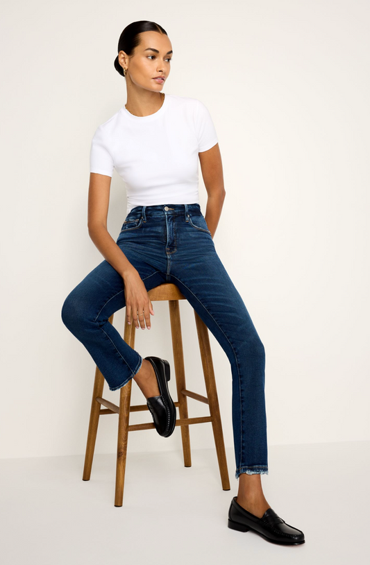 Good American Good Legs Straight Jeans