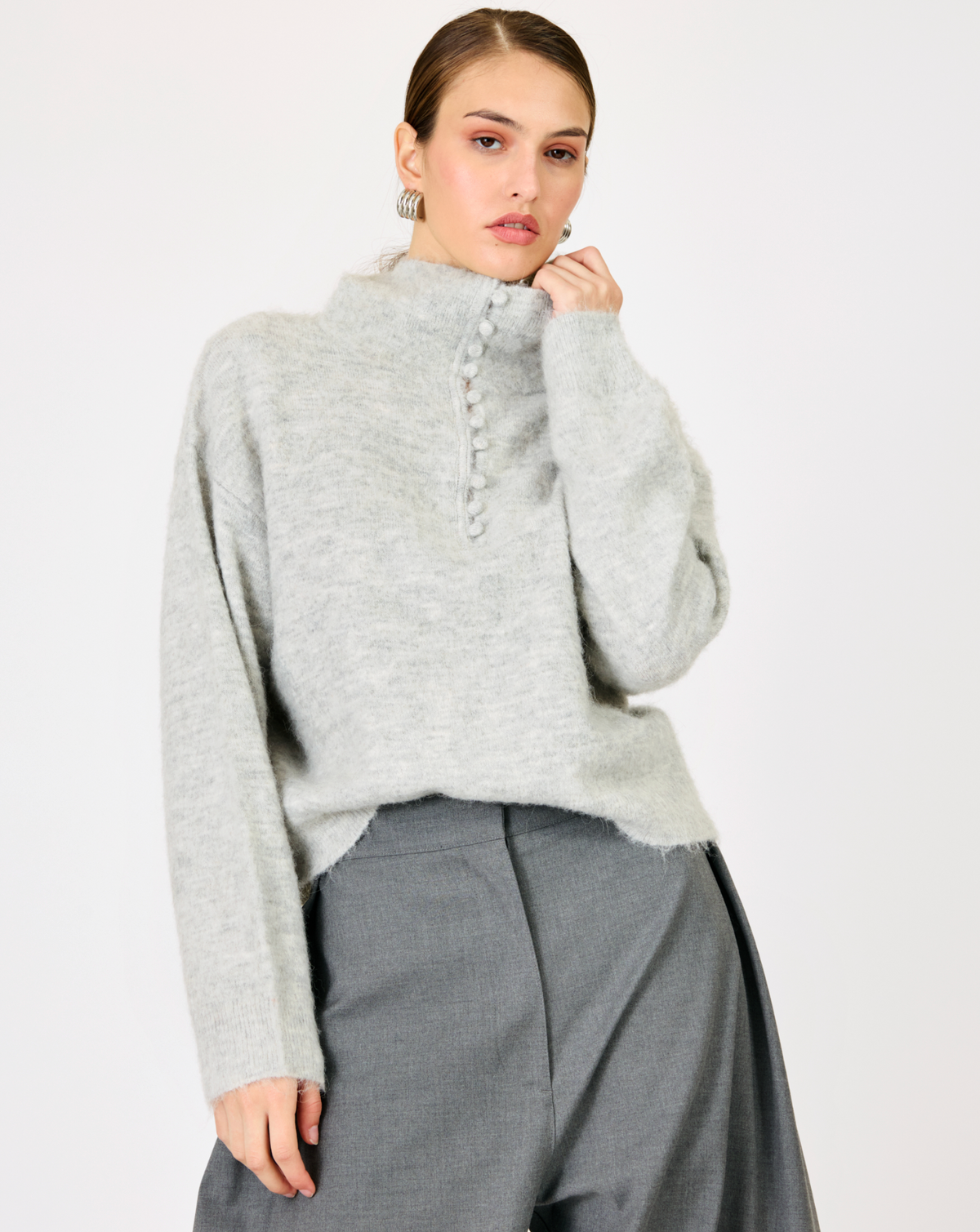 Maelly Mockneck Sweater