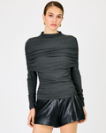 Noir Leather Shorts