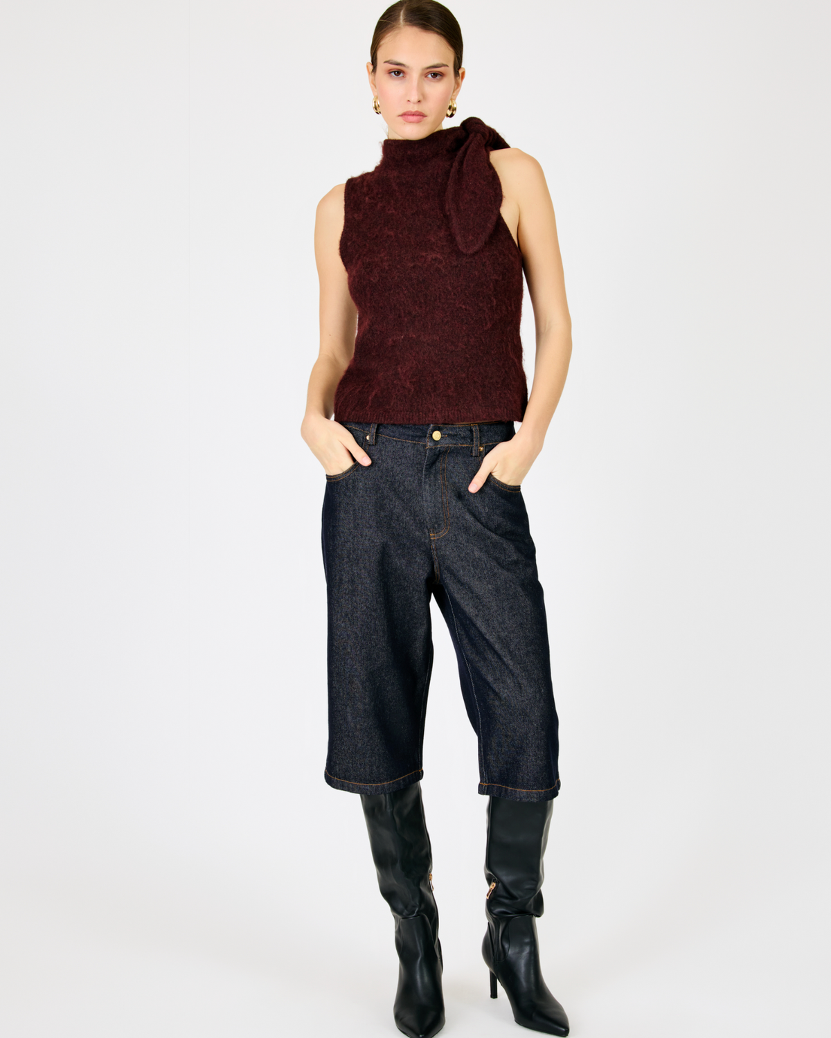 Belden Scarf Top